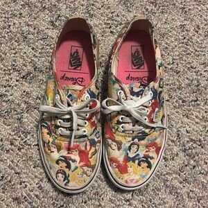 VANS X DISNEY PRINCESS size 9 womens with original box!